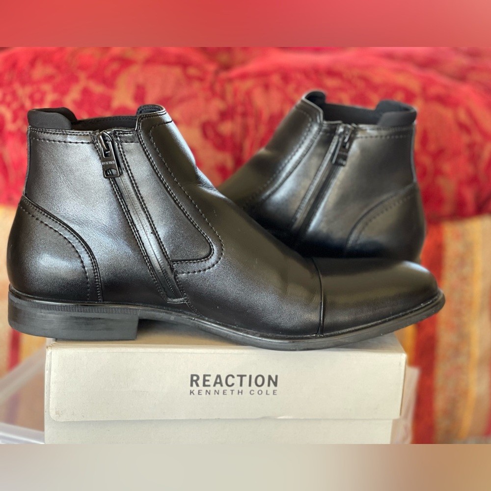 Reaction Kenneth Cole Boots Black Size 11.5